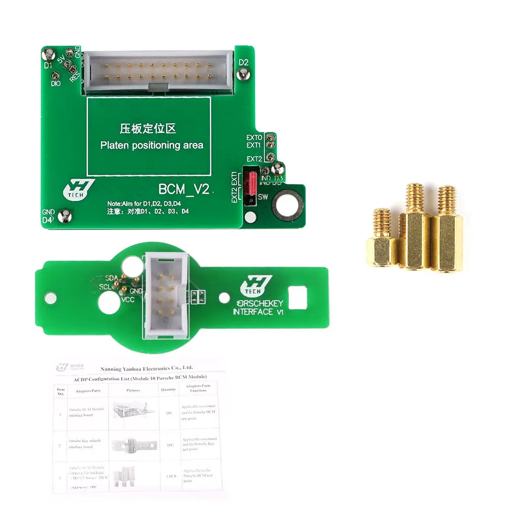 Yanhua Mini ACDP-2 for Porsche BCM Package Key Programming Support Add Key & All Lost from 2010- with License A900