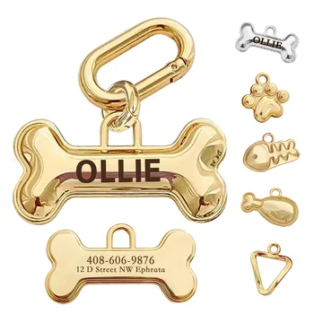 Personalized Copper Pet Name Tag 1