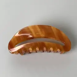 Bold Red Acetate Hair Claw Clip - Large Size (-4)