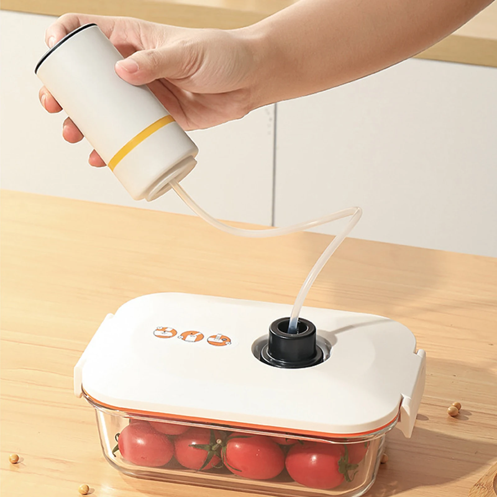 Universal Mason Jar Sealer Vacuum Kit BAP Free Vacuum Sealing Machine Food Storage Wear-Resistant for Wide Mouth Kitchen Gadgets 4