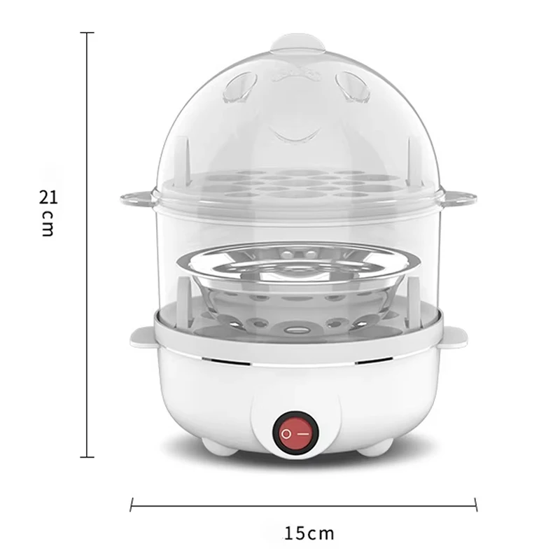 Xiaomi Household Egg Cooker Anti-dry Burning Small Breakfast Machine Household Multi-function Egg Steamer PTC Safe Heating 5