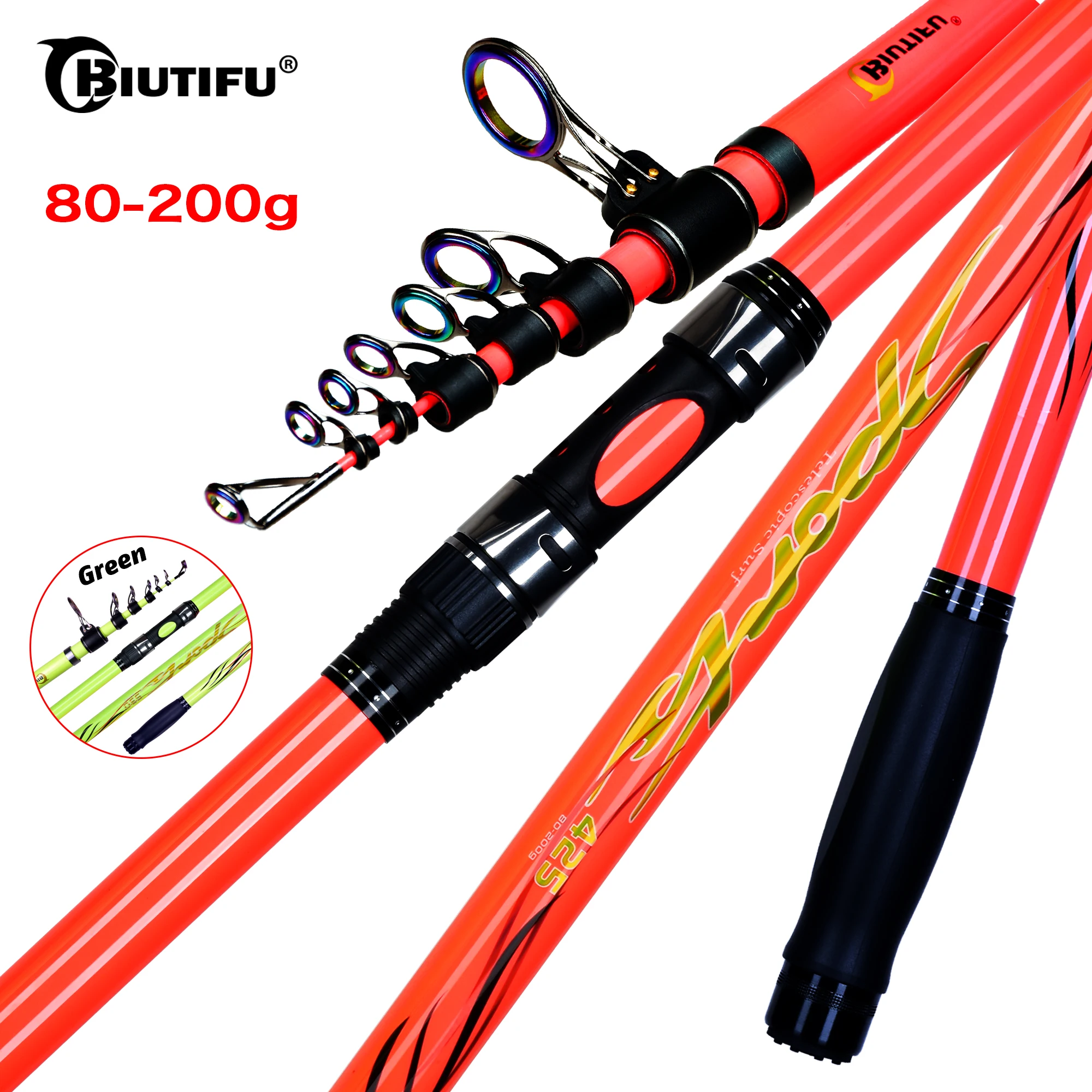 Telescopic Surf Fishing Rod 1