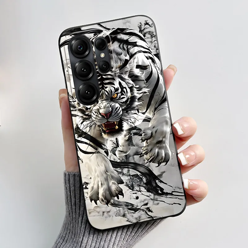 Luxury Cute Love Heart Rabbit Cartoon Funny Black TPU Soft Silicone Protective Phone Case