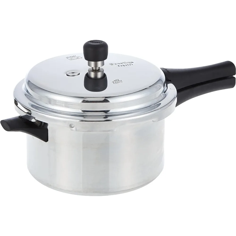 

Prestige PRP4 Aluminum Pressure Cooker, 4 L, Silver Pressure Cooker Stainless Steel Cooker Pressure Cooker