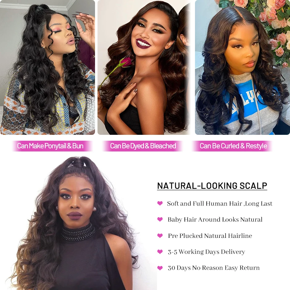 Wear Go Body Wave Glueless Wig ISEE Hair 13x4 6x4 HD Lace Preplucked Human Wigs Ready To Go Pre Cut