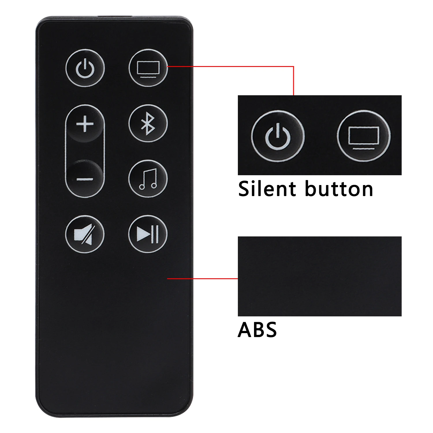 New Remote Control for Bose Smart Soundbar  Music Player System Audio  Controller Replacement