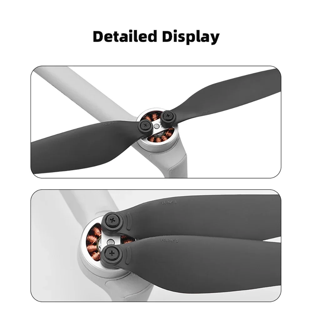 4 Pairs Propeller Replacement for DJI MINI 4 PRO 6030F Props Blade Light Weight Wing Fans Drone Spare Parts Accessories images - 6