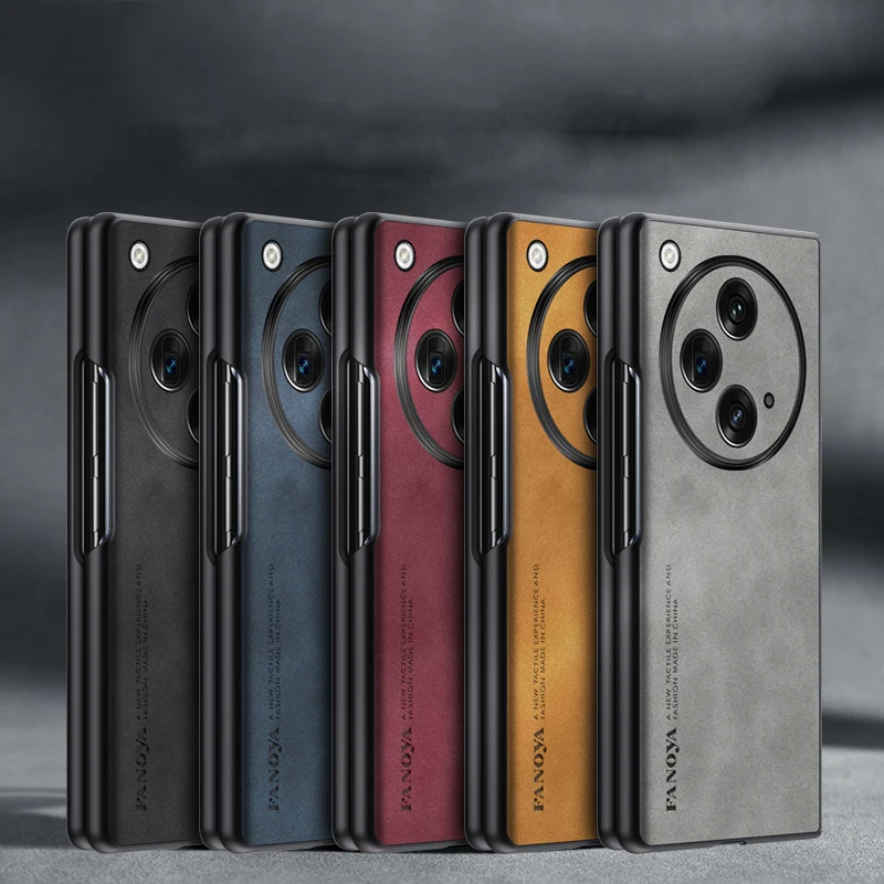 Sleek PU Leather Matte Hard Case - Premium Back Cover