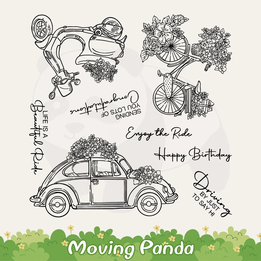 Happy Just Sayin Clear Stamps and Metal Cutting Dies DIY