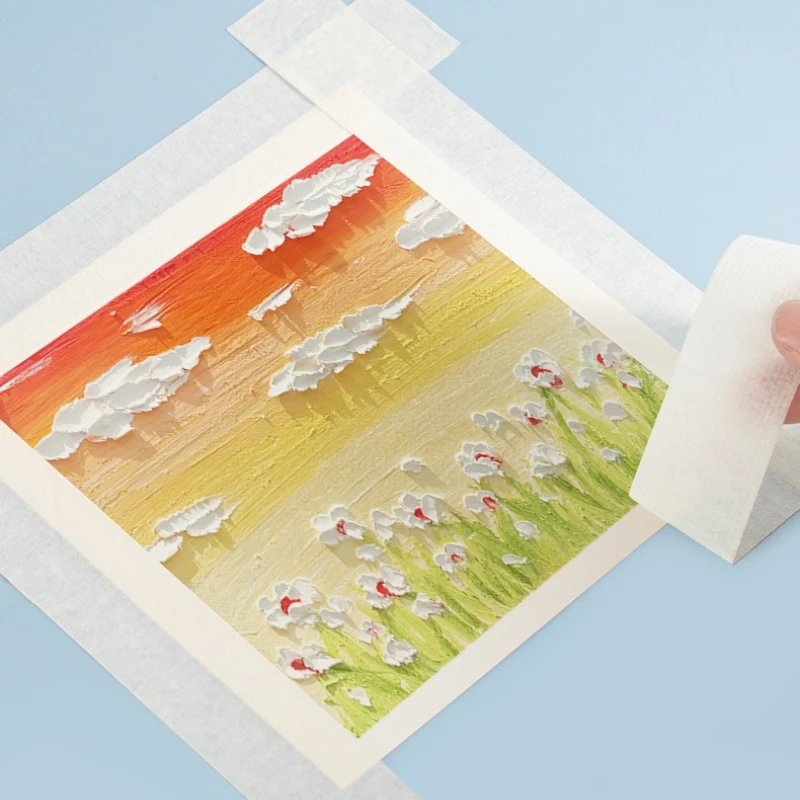 30pcs/50pcs 오일 파스텔 종이 200g/ ㎡ 쉽게 변형되지 않는 스태킹 효과 크레용 페인팅에 적합 낙서 예술 창작