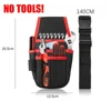 Electrician Tools Bag with 8 Internal Pockets Waist Pouch Belt Storage Holder Organizer Garden Tool Kits Waist Pack Oxford Cloth 5