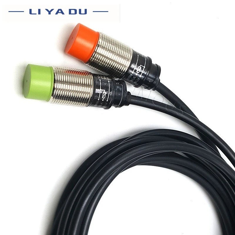 M8 PR08-1.5DN 2DN 1.5DN2 2D 1.5DP2 DC12-24(6-36)V cylindrical proximity switch 0-1.6mm  sensor NPN PNP dc three-wire often open