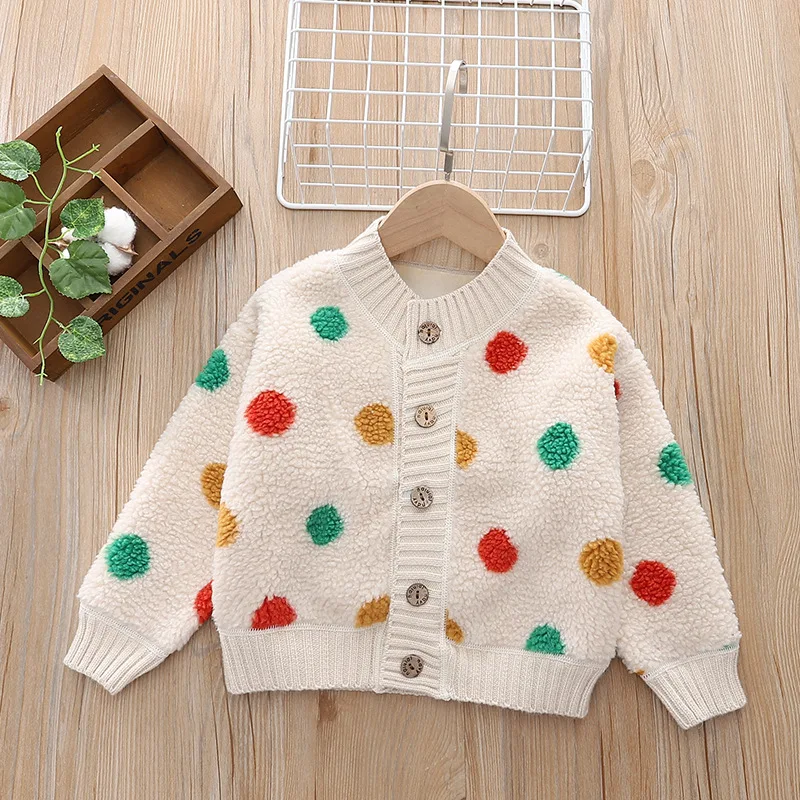 

Girls Coats Spring Autumn Children Casual Thick Velvet Jackets For Baby 1 To 6 Years Kids Warm Outerwear Boys Sports Tops 2023