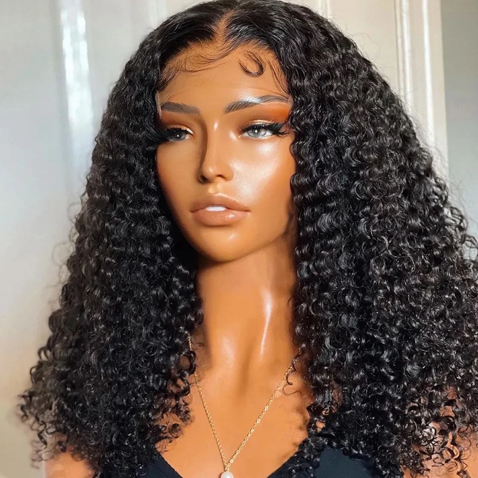 

Curly Bob Wig Human Hair Deep Wave 13x4 Hd Lace Front Wig 4x4 Closure Wigs 180% Density Pre Plucked Glueless Wigs Curly Bob Wig