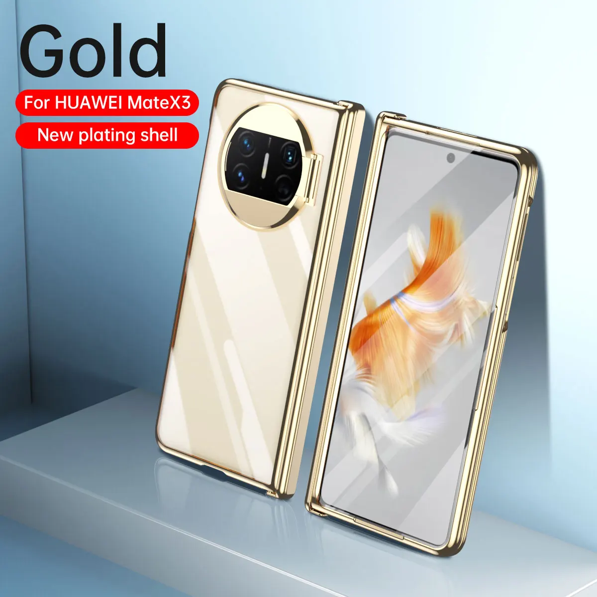 

Новый чехол с фантомным покрытием для Huawei Mate X3, складной кронштейн с петлями для huawei Mate X3
