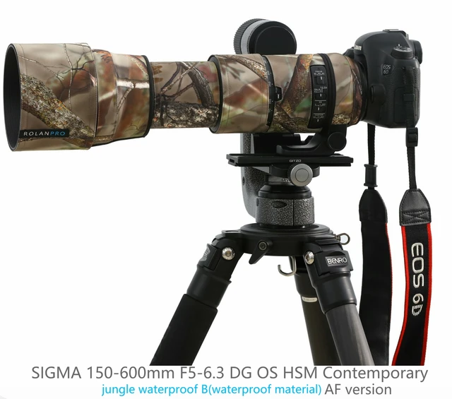 Cámara Impermeable/lente de la cubierta de la lluvia para Sigma 60-600 F5-6.3 Sport DG OS HSM