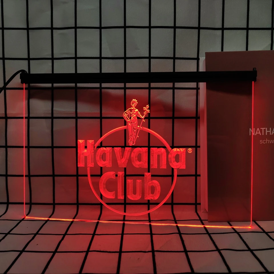 Havana Club Rum-Retro LED Neon Sign Home Decor with Vintage