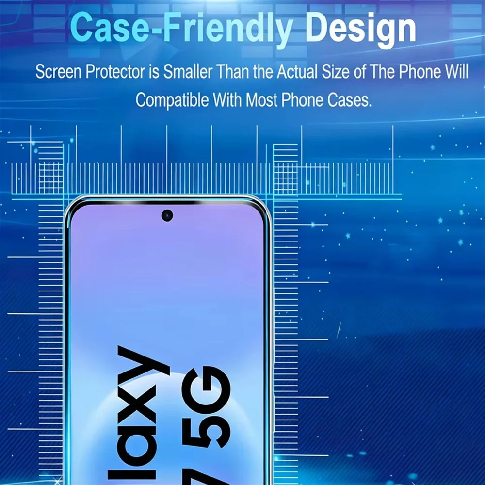 Premium Tempered Glass Screen Protector Set - Pack of 5