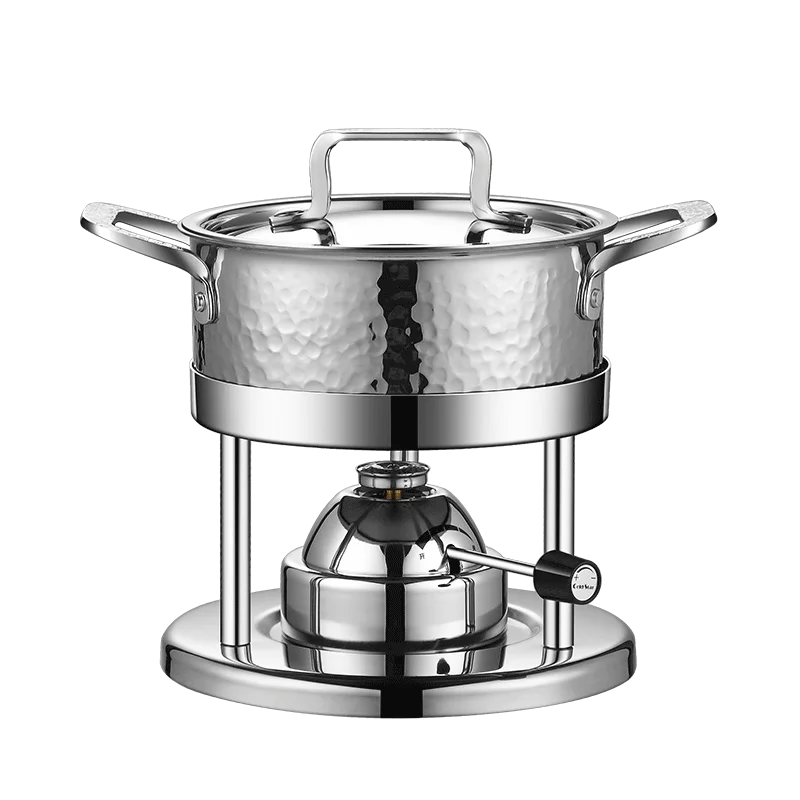 

Household Small Hot Pot One Person One Pot Inflatable Hot Pot Hot Pot Soup Pot Alcohol Pot
