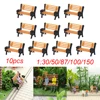 Park Benches Model 10pcs/lot Train HO Scale 1:30/50/87/100/150 Bench Chair Model Settee Railway Layout Micro Landscape Decor Toy 1