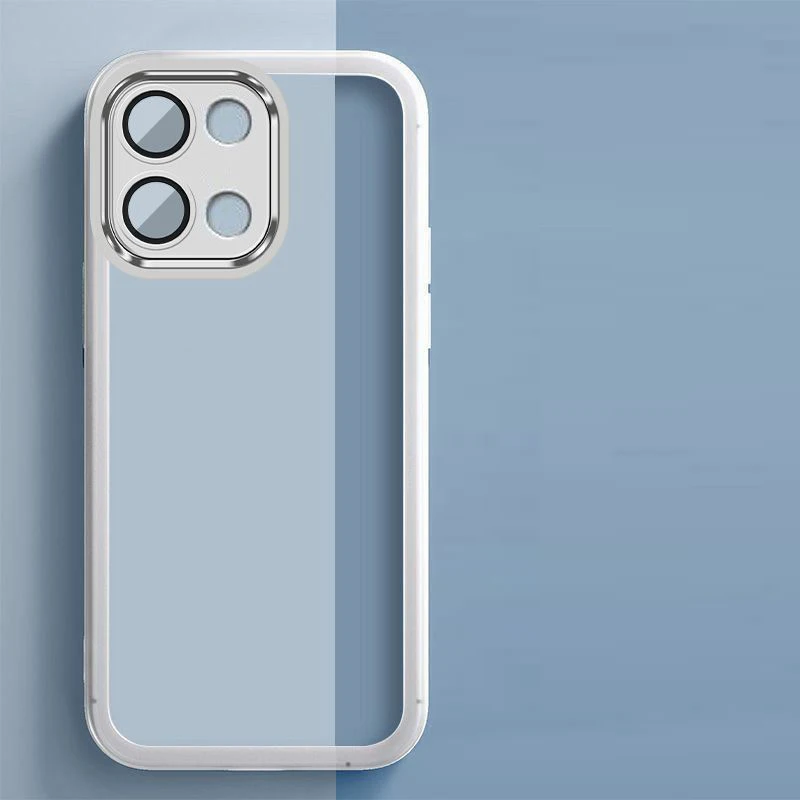 Transparent Silicone Bumper Case with Camera Protection