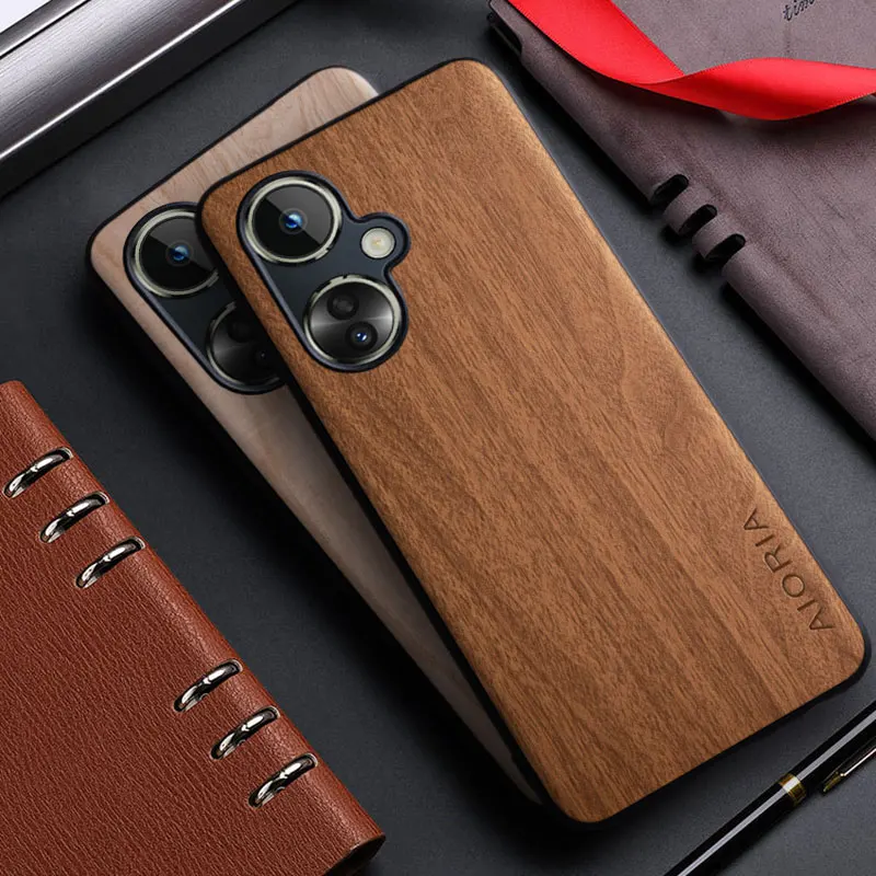 Eco-Friendly Bamboo Wood Pattern Case for OnePlus Nord CE Series