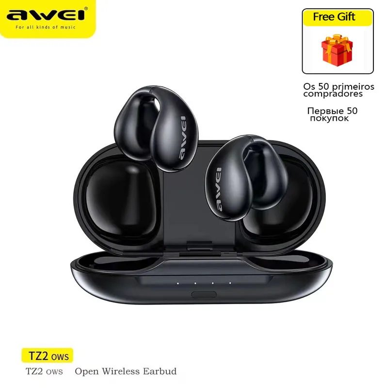 Awei TZ6 OWS Air Conduction Bluetooth Earphones V5.3 ENC Wireless