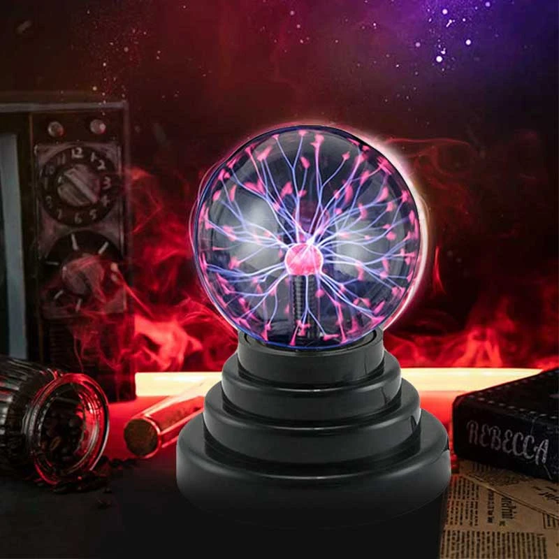 Magic Plasma Lamp Ball Touch Night Light Novelty Crystal Lighting Child