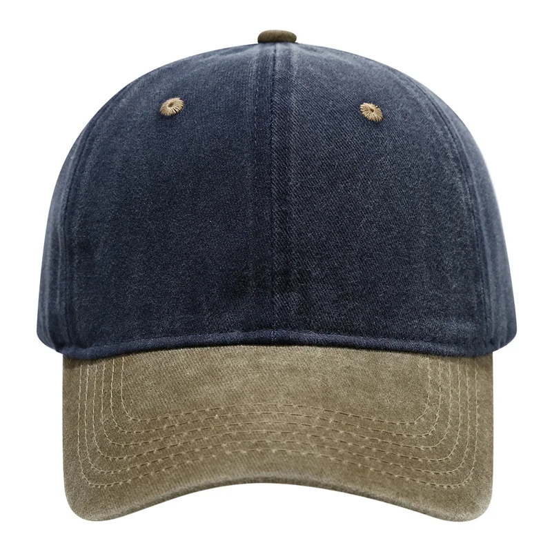 Unisex Vielseitige farblich passende gewaschene Baseballmütze Männer und Frauen Casual Sport Light Plate Cap Frühling Sommer Snapback Sonnenhüte – Detail 23