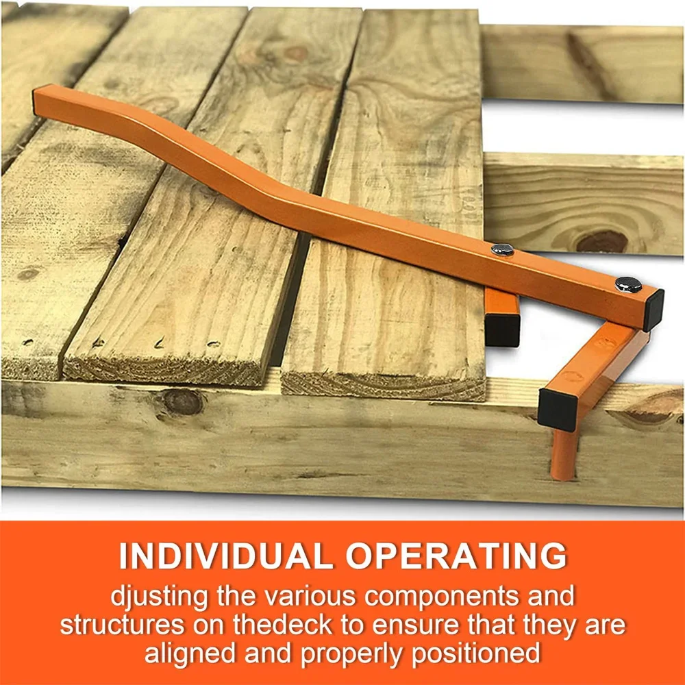 Universal Deck Board Bending Bow Straightening Tool Board Bender Decking Tool Woodworking Accessory