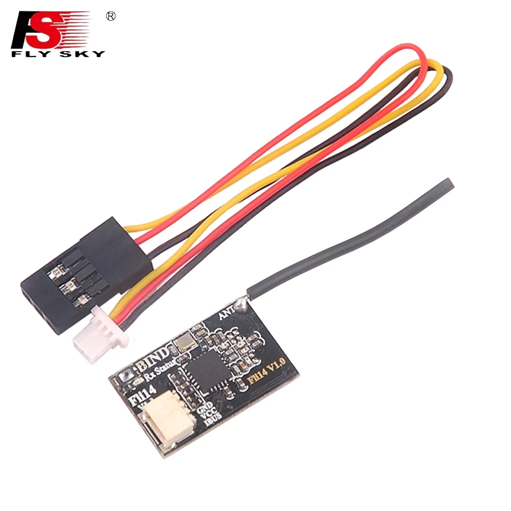 Flysky Fli14/Fli14+ 4-6.5V 2.4Ghz 14CH AFHDS-2A IBUS Output Mini Receiver With PA power amplification For Micro FPV Racing Drone