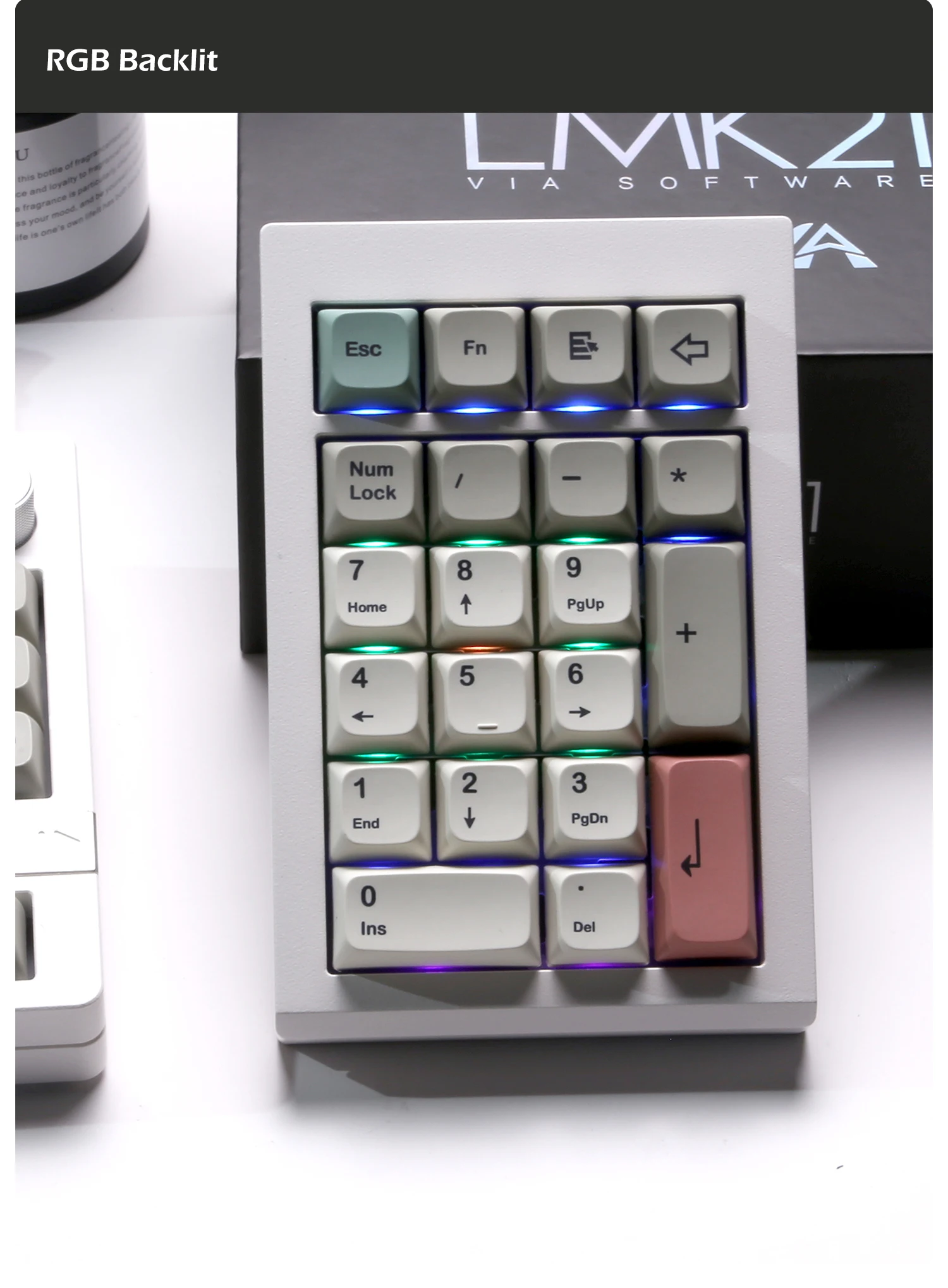 LMK21 Mini Teclado Numérico Digital, Liga de