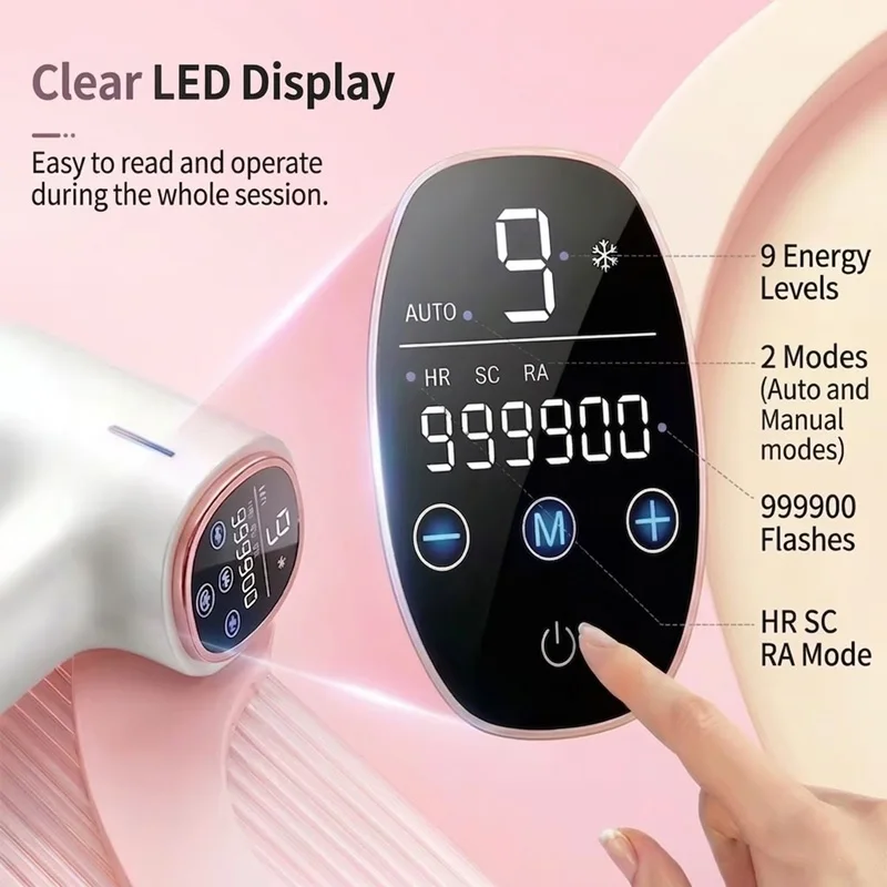 IPL 3 In 1 Ice Cooling Laser Permanent Face Body Bikini Hair Removal Device Home Painless Epilator For Women_voghion.com