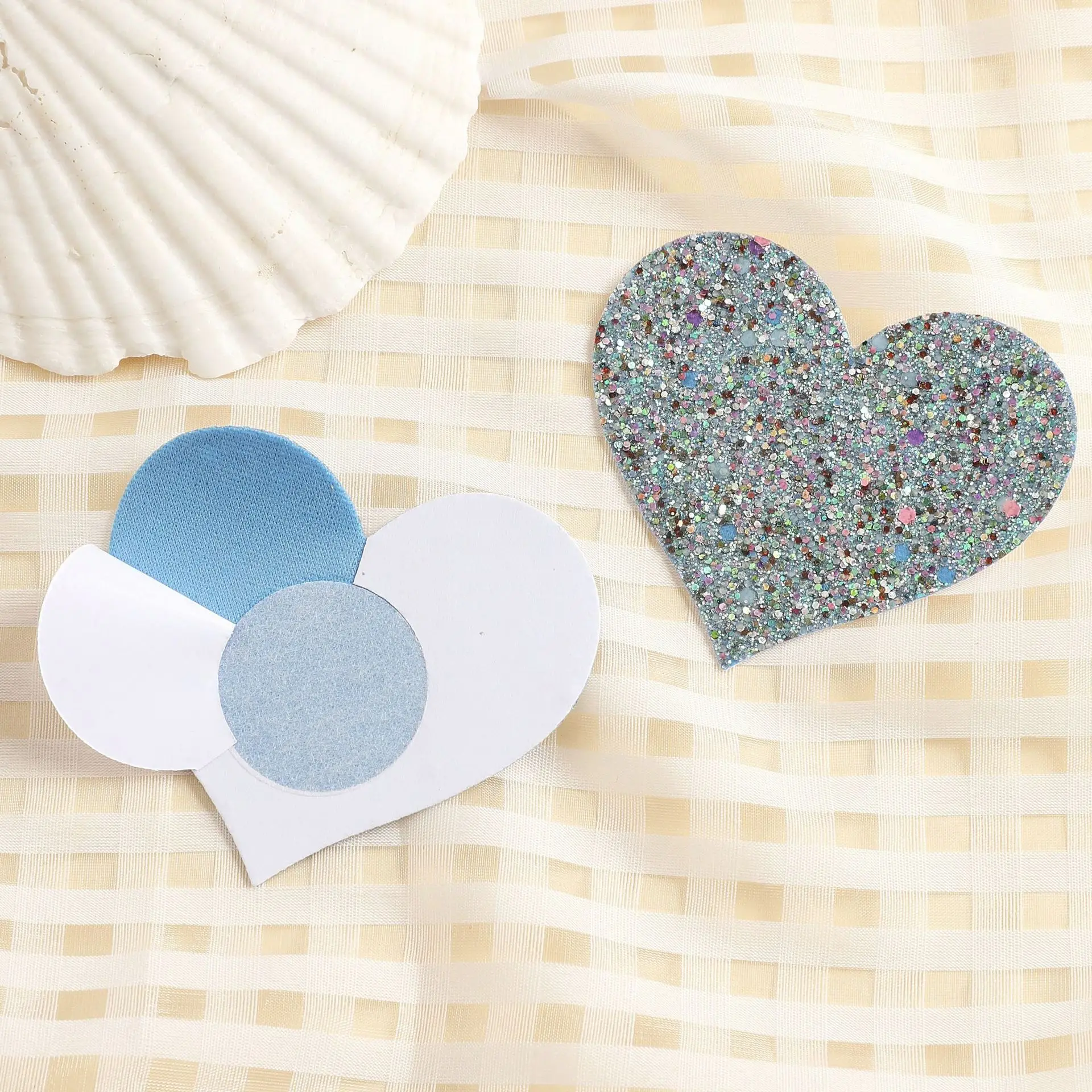 Sexy Disposable Nipple Pasties Invisible Breast Patch Clover Luminous Glitter Breast Lift Tape Chest Stickers Bra Nipple Covers