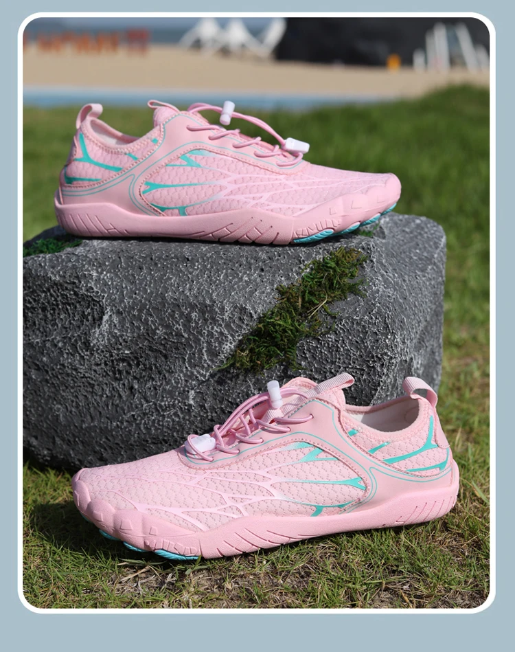 Aqua Shoes For Men Women Barefoot Water Shoes Anti-Slip Quick-Drying Outdoor Beach Upstream Wading Swimming Shoe Sneakers Unisex