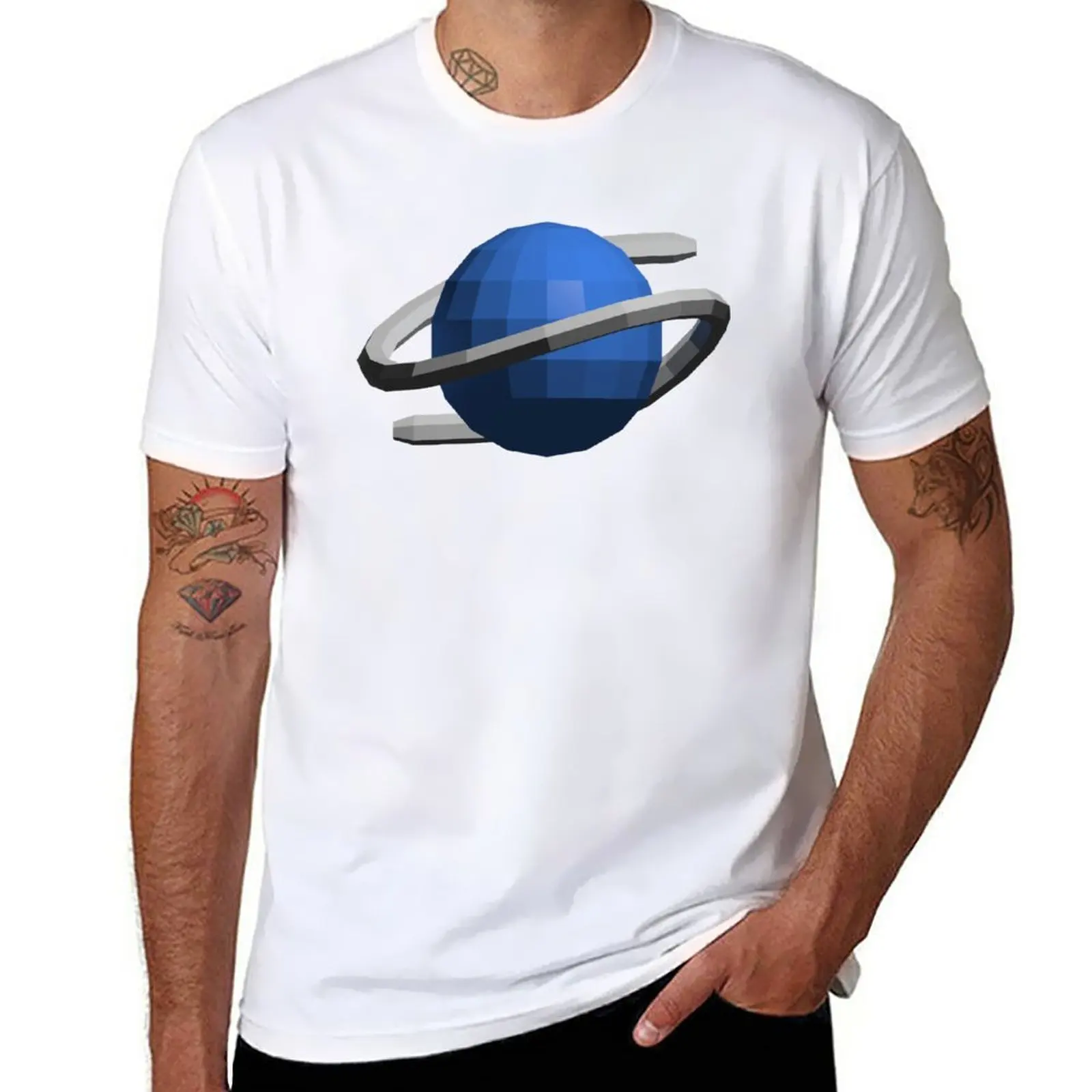 Nuova Maglietta Sega Saturn Low-Poly Maglietta Personalizzata Magliette Vuote Felpe, Uomo