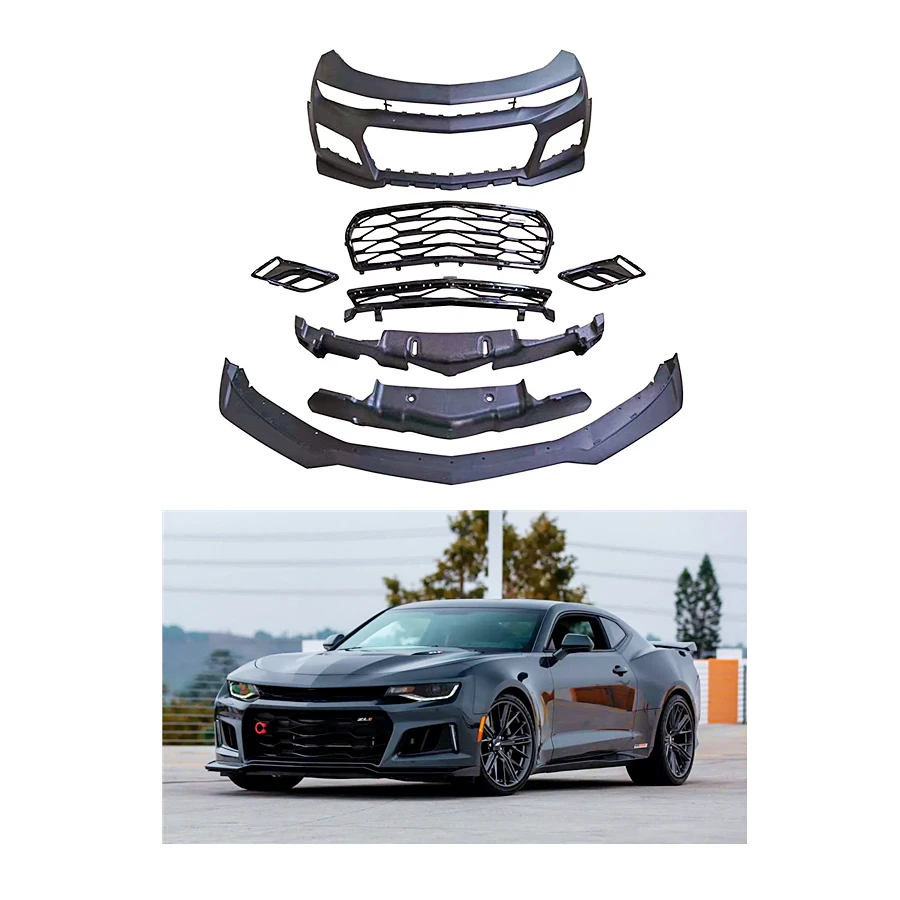 

Camaro Accessories Front Bumper Body Kit For Chevrolet Camaro 2016 2017 2018 Upgrade Camaro ZL1 Body Kit
