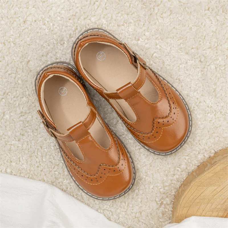 Summer Spring Genuine Leather Children Casual Shoes Fashion Tassel Princess Shoes Non-slip Breathable Baby Girls 2