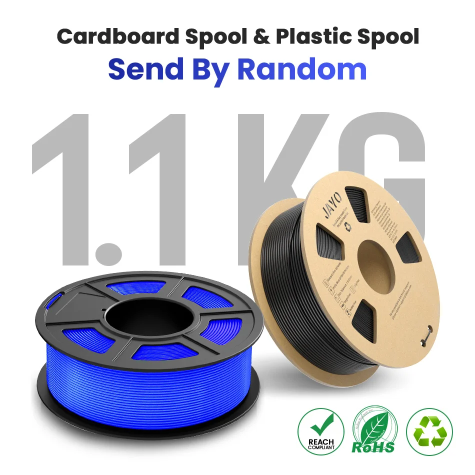 Jayo Filamento da Impressora 3d Material do Presente Faça Você Mesmo Nenhuma Bolha para Fdm Petg Abs Asa Seda Tpu Série Pla 175 mm 5rolls 100 Material - Imagem 5