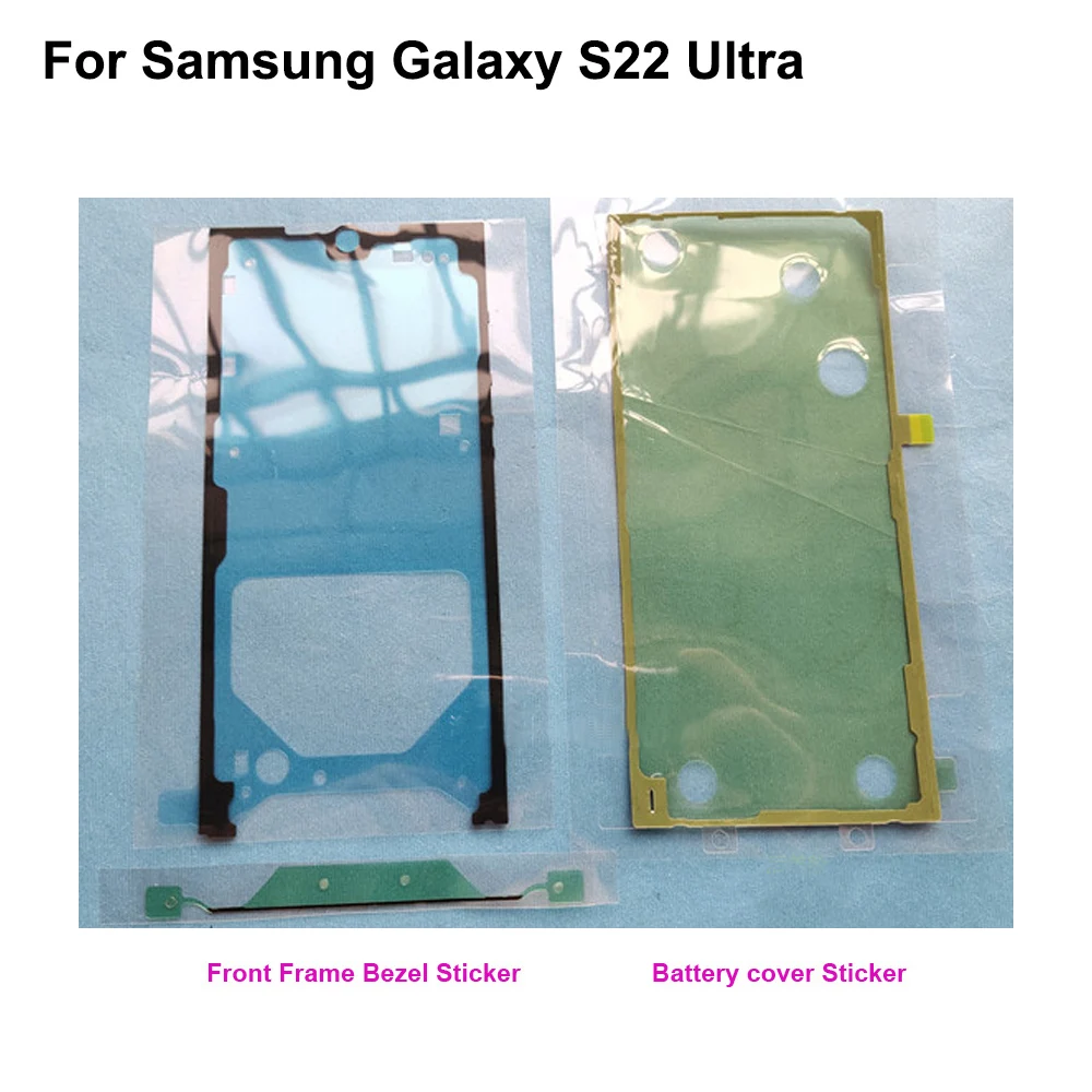Nastro Adesivo Per Samsung Galaxy S22 Ultra 3M Colla Frontale Lcd Supporto Telaio Adesivo S 22 Ultra Back Battery Cover Tape