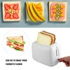 Automatic Sandwich Breakfast Maker 800W 2 Slices Toaster Electric Toast Bread Crumb Tray Bread Baking Machine 6 Browning Options 3