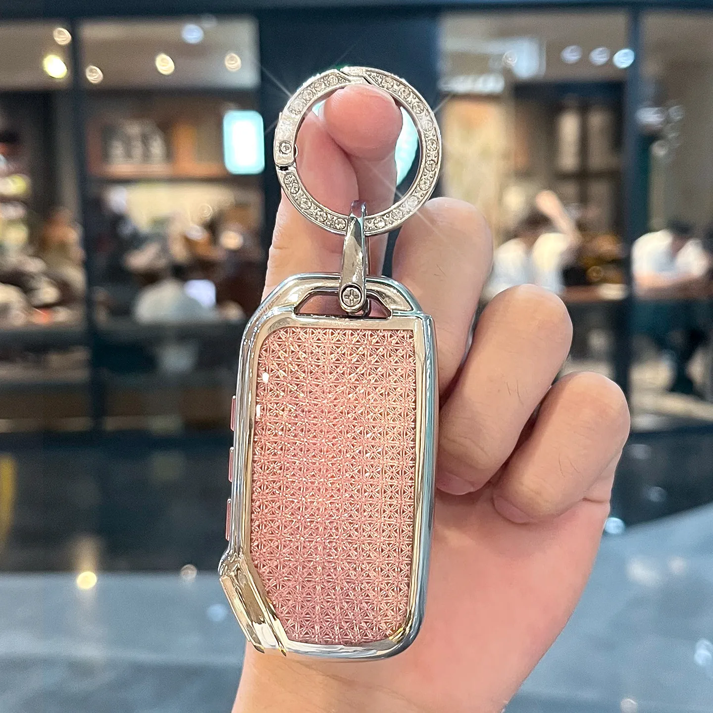 Premium Crystal TPU Car Key Cover Case