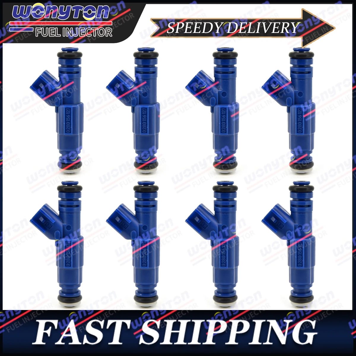 8x Fuel Injectors Fit 0280156127 Ford Racing Performance Mustang Cobra 2003-2004
