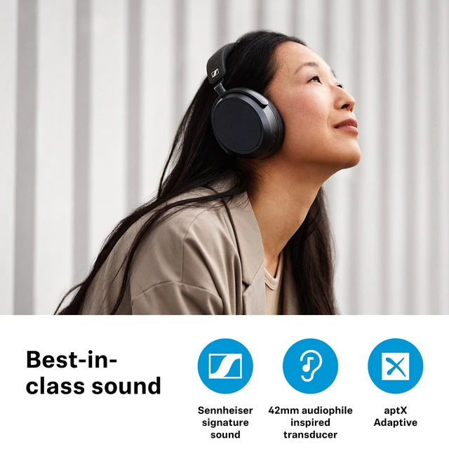Original Sennheiser Momentum 4 Wireless Headphones - Bluetooth Headset For  Crystal-clear Calls With Anc, 60h Battery Life - Earphones & Headphones -  AliExpress