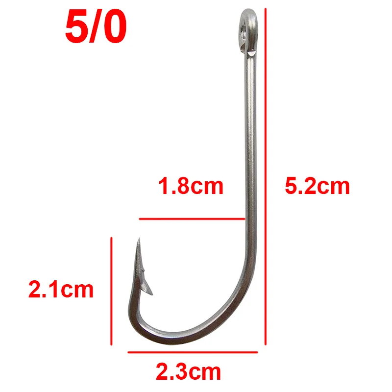 best stainless steel fishing hooks O'Shaughnessy Forged Saltwater J - Extra Strong Sea Bass Hooks Strong Needle Point Forged Round Ring Long Shank Sizes Mustad Circle Hook 2pc /