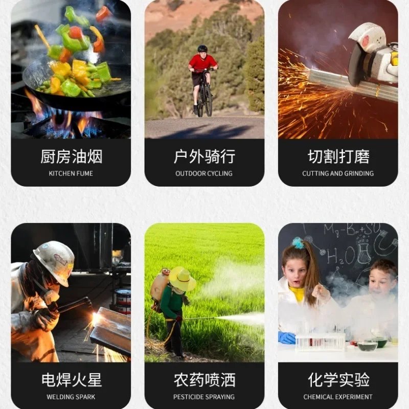 Work Protection Mask Full Face Protector Shield Transparent Facial Protective Screen Kitchen Accessories face protector