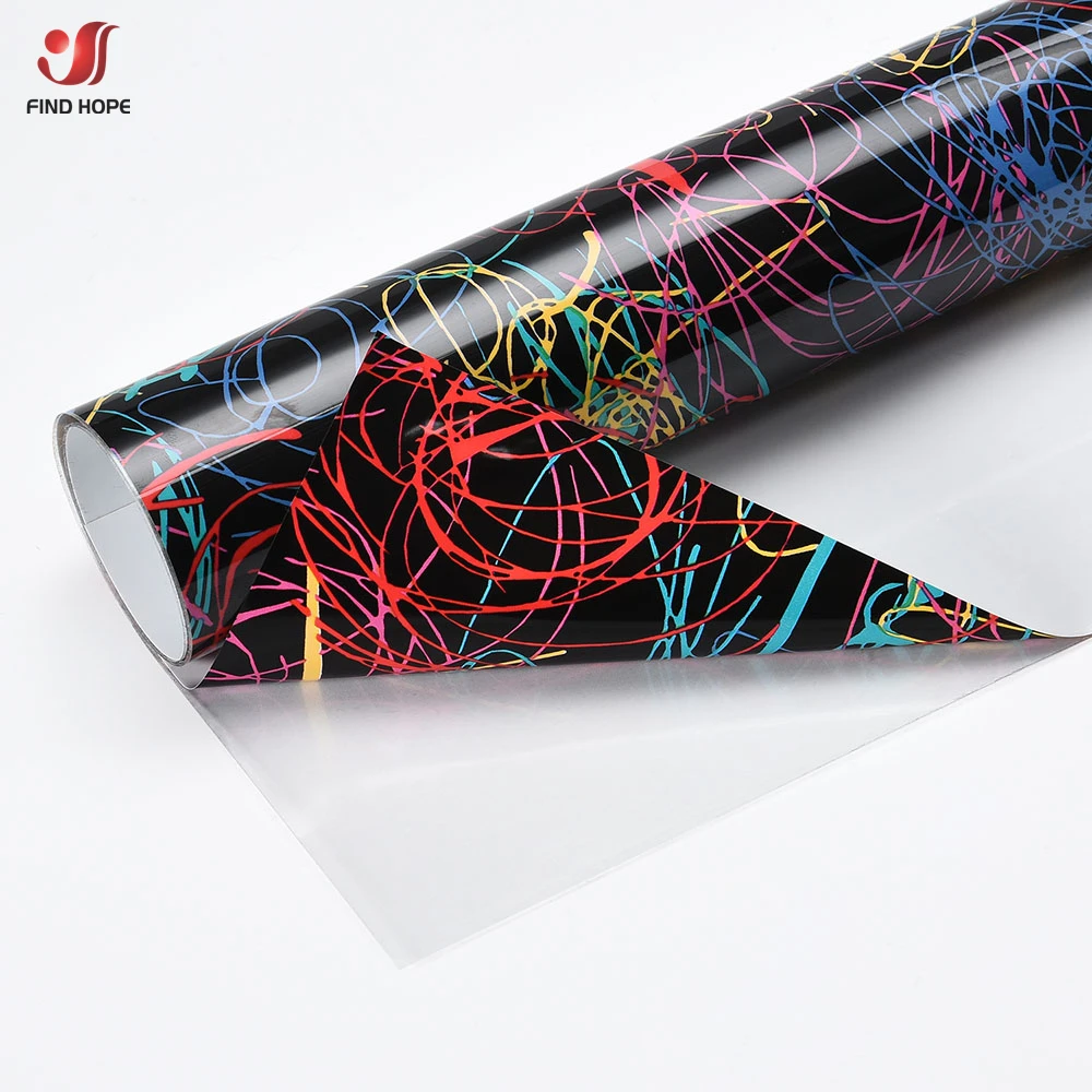 Description Picture 6 of item3D Pattern Vinyl Heat Transfer Vinyl Iron On Transfer HTV for Clothes Vinyl Rolls Heat Press Decor Film Easy to Cut Weed Vinyl