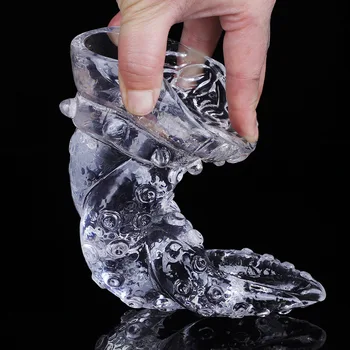 Alien Irregular Soft Silicone Octopus Tentacle Dildo With Suction Cup Hentai Sex Toy For Woman Design For G-spot Stimulation 5