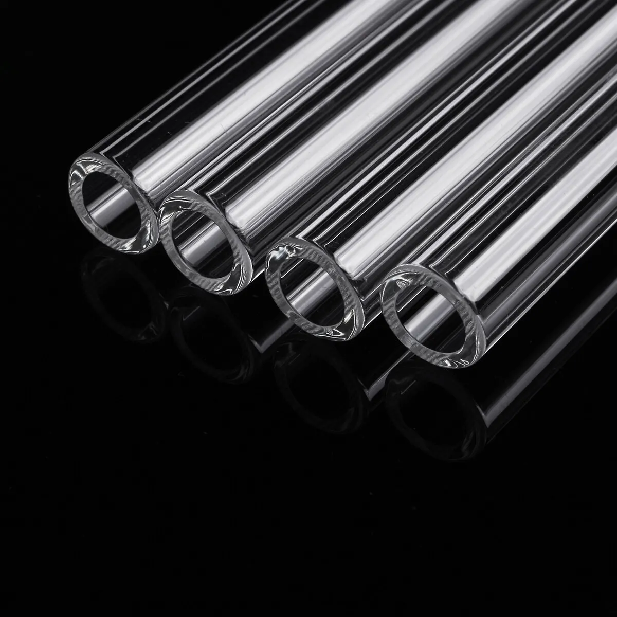 Acrylique Transparent Tube Rond 200/300/400mm Longue 5-50mm Diamètre  Extérieur