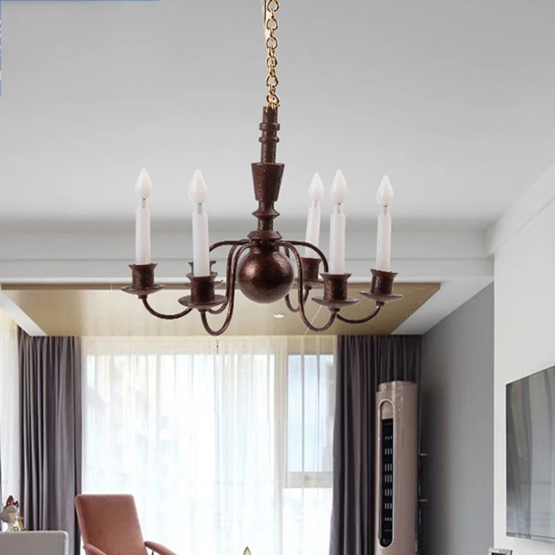 

Kid’s Realistic Dollhouse Furniture Chandelier Sand Table Toy LED Ceiling Lamp